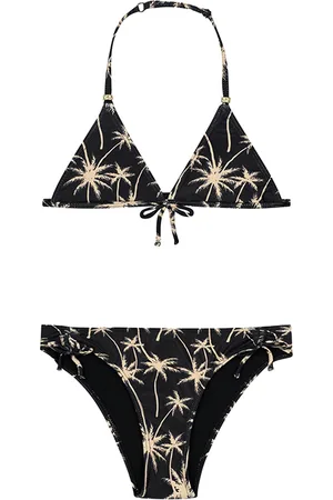 Shiwi Girls Lizzy Bikini Set Vacation Palm Black