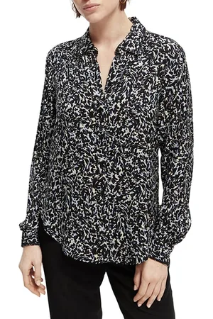 Scotch&Soda Jacquard Long Sleeve Shirt With Embroidery Details Combo |
