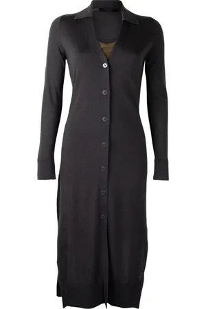 AllSaints Adina Dress Dark Khaki Green