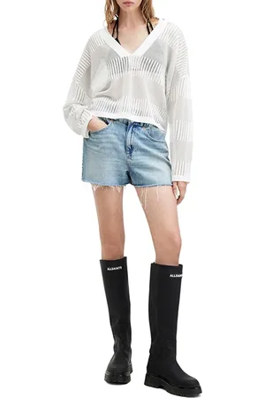 AllSaints Misha V Neck White
