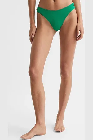 Reiss Iris-button Bikini Green