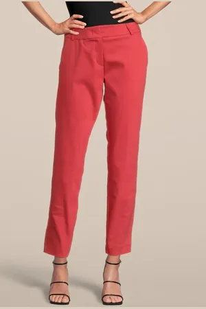 Summum Woman Trousers Classic Stretch Rouge