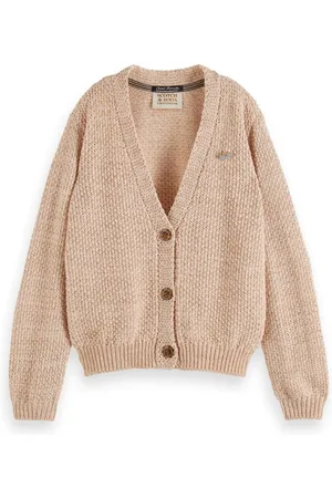 Scotch&Soda Lurex Blend Cardigan Sand Melange