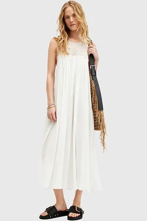 AllSaints Corrs Dress Chalk White