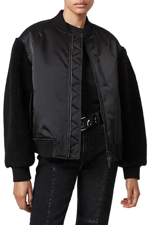 AllSaints Fleur Bomber Black