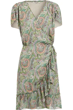 AllSaints Zini Shahmina Dress Green