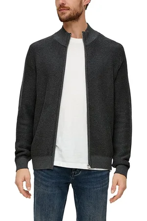 QS by s.Oliver Pullover Grey/black