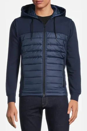 McGregor Zip Thru Vest Nylon Combi Black Iris (navy)