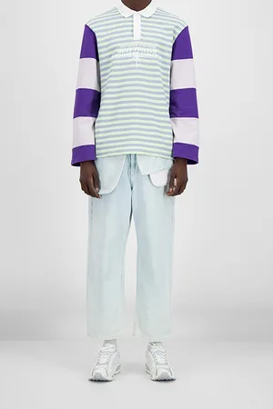 Daily paper Green Purple Striped Hapolo Longsleeve