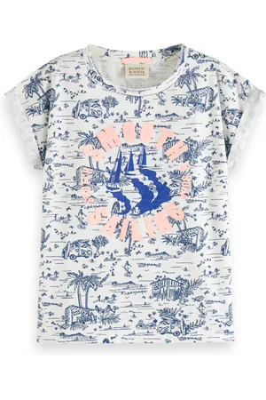 Scotch&Soda Fashion Fit Artwork Tee Surf And Sup