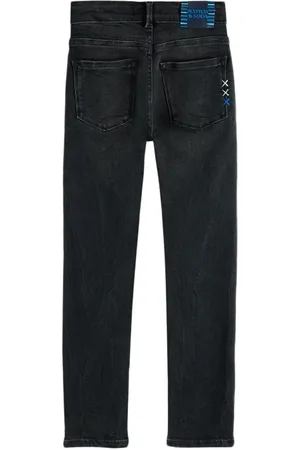 Scotch&Soda Seasonal Essentials Tigger Skinny Jeans — Black Coast