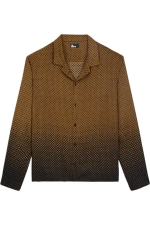 The Kooples Long Sleeved Shirt Kaki Black