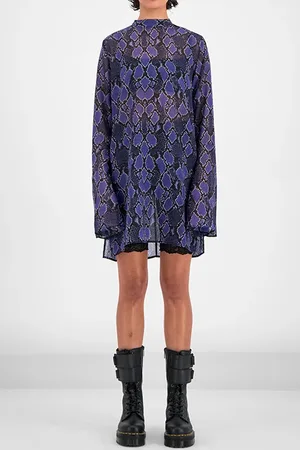 Daily paper Purple Snake Galca Dress