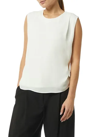 Comma, T-shirts Sleeveless Off-white