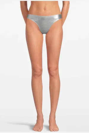 FORTE FORTE Forte Forte Laminated Bikini Bottom Silver