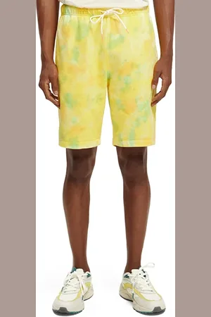 Scotch&Soda Relaxed Tie-dye Sweatshorts Yellow Tie Dye