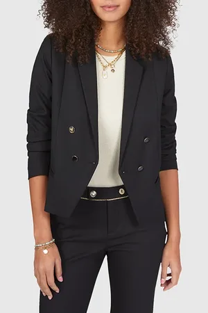 ICODE Black Jacquard Suit Jacket
