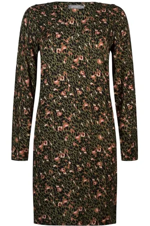 Geisha Dress Army/old Pink Comb