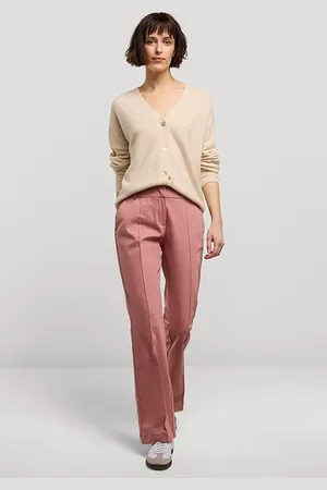 Summum Woman Trousers Flare Classic Stretch Antique Pink