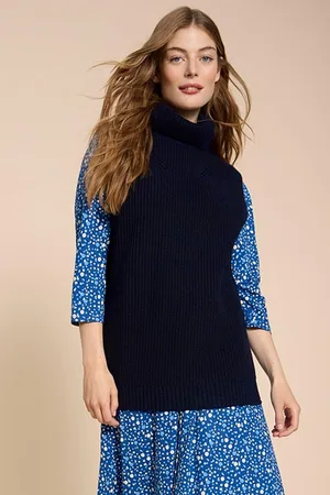 White Stuff Trixie Tabard French Navy