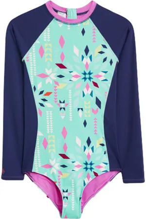 White Stuff All In One Swimsuit Blue