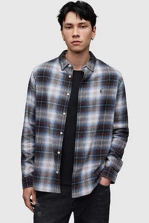 AllSaints Valens Ls Shirt Off White