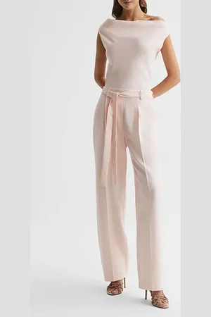 Reiss Maple-occasion Jumpsuit Nude