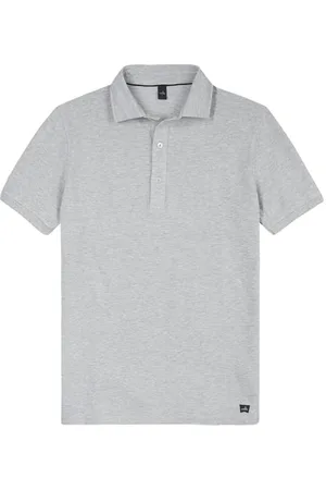 Wahts Davis | Tailored Poloshirt Light Grey Melange