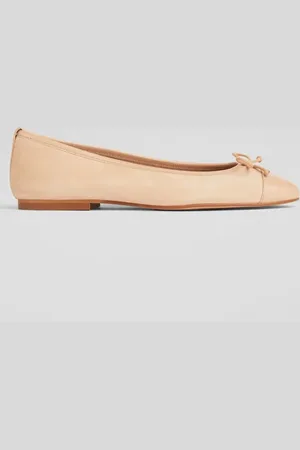 LK Bennett Kara Ballerina Shoes Almond