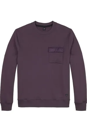 Wahts Moore-pocket | Chest Pocket Sweater Royal Purple