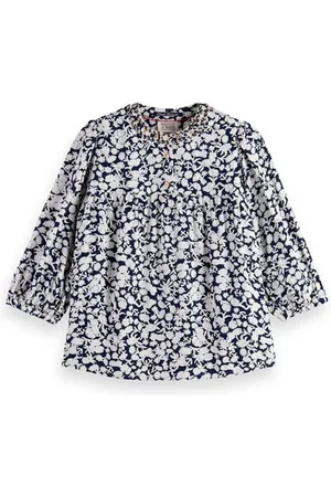 Scotch&Soda Allover Printed Short-sleeved Top Anchor Floral Night