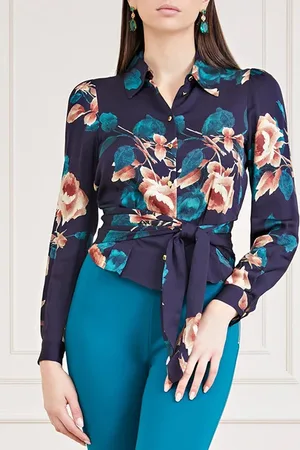 Guess GUESS Rosebud L/s Top Rosebud Print