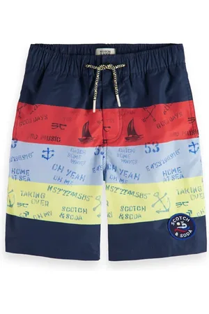 Scotch&Soda Long-length Colourblock Board Shorts Colourblock