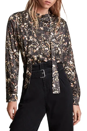 AllSaints Toni Kettu Shirt Black