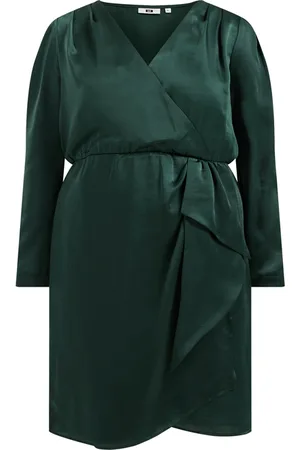 WE Fashion Dress Short Dark Green