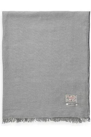 Scotch&Soda Twill Cotton Linen Scarf Sea Glass