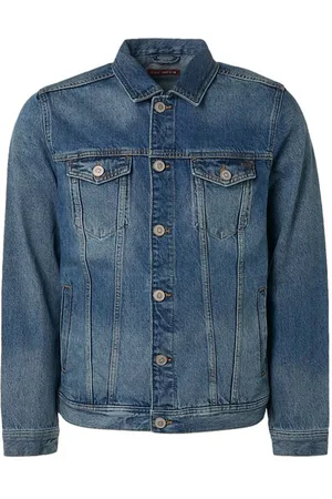 No Excess Jacket Short Fit Denim Recycled Cotton Indigo