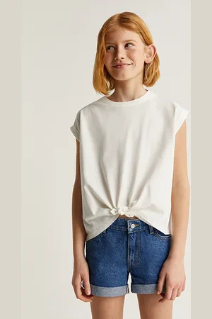 SCALPERS Knot Skull Tee Girls White