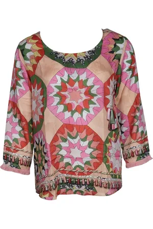 MUCHO GUSTO Blouse Rainbow Colors