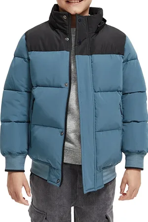 Scotch&Soda Padded Jacket In Recycled Polyester With Waterproof Zips Ste