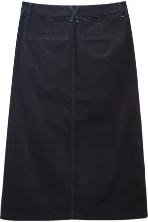 White Stuff Poppy Cord Midi Skirt Dk Grey