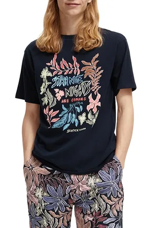 Scotch&Soda Festival Flower Aw T-shirt Night