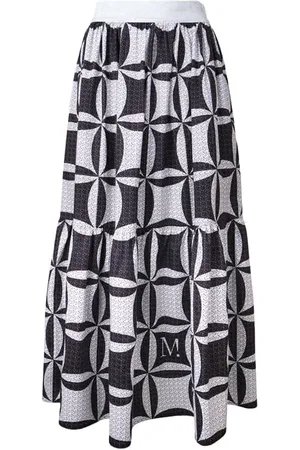 MUCHO GUSTO Skirt Capri Black White Black, White