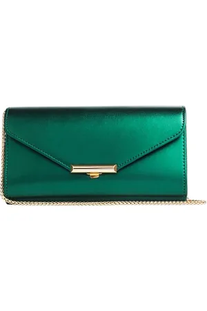 LK Bennett Lucy Clutch Clutch Bag Eden Green