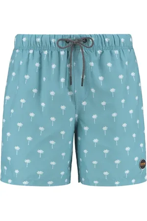 Shiwi Swimshort Scratched Palm Cameo Blue Cameo Blue