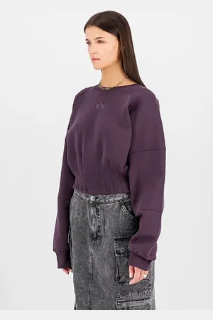 Alpha Industries Waisted Sweater Plum