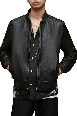 AllSaints Cahill Bomber Black