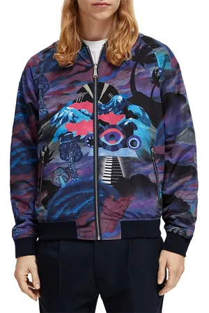Scotch&Soda Reversible Bomber Jacket Moody Festival