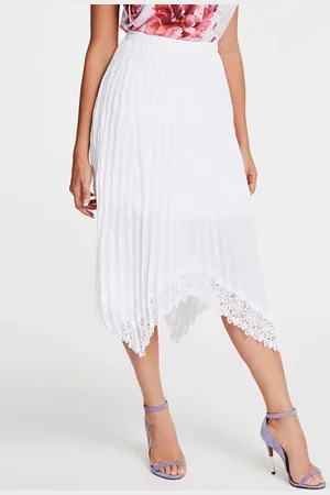 Guess GUESS Tash Lace Skirt True White A000