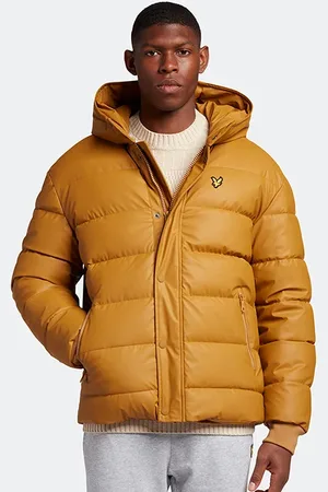 Lyle & Scott Rubberised Puffer Anniversary Gold